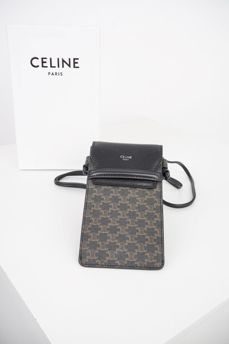 Bolsa de Ombro Celine de Couro