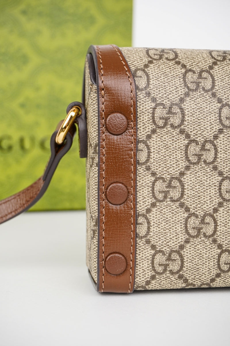 Bolsa Gucci Mini GG Supreme Horsibet 1955