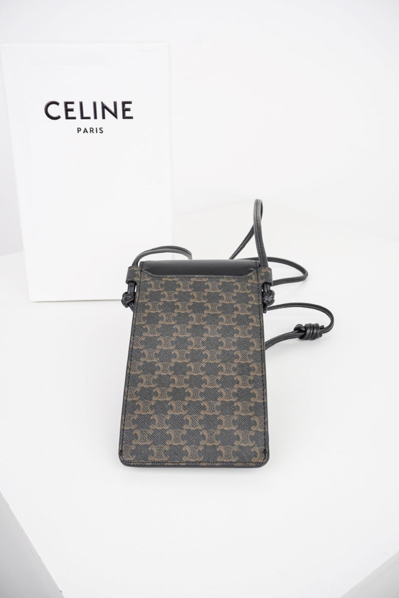 Bolsa de Ombro Celine de Couro