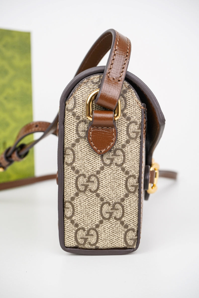 Bolsa Gucci Mini GG Supreme Horsibet 1955